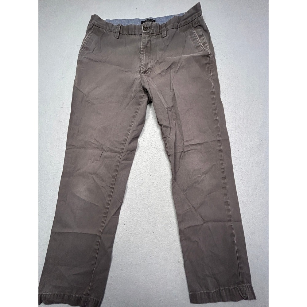 Banana Republic Emerson Chino 100% Cotton Gray 35x34 Mens
